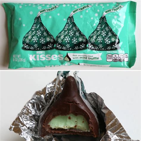 Hersheys Kisses Dark Chocolate Filled With Mint Truffle 60