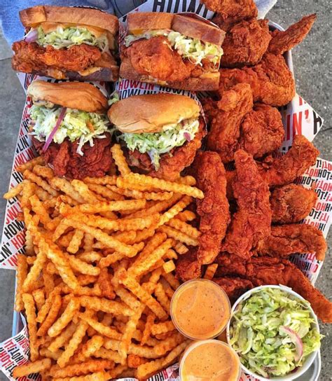 Burgers Fries And Fried Chicken Source Foodmyheart Unhealthy
