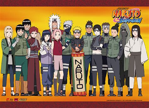 Naruto Shippuden Character Group Wall Scroll 86722gea Mobilenav