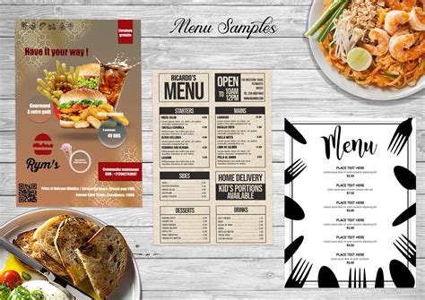 Module 4 Great Restaurant Menu Design Very Simple Easy To Read And