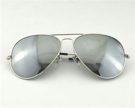 Ray Ban Rb3026 Aviator Large Metal Ⅱw3277 Silver Mirror Lens Sunglasses