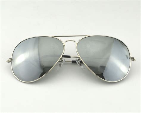 Ray Ban Rb3026 Aviator Large Metal Ⅱw3277 Silver Mirror Lens Sunglasses 62mm