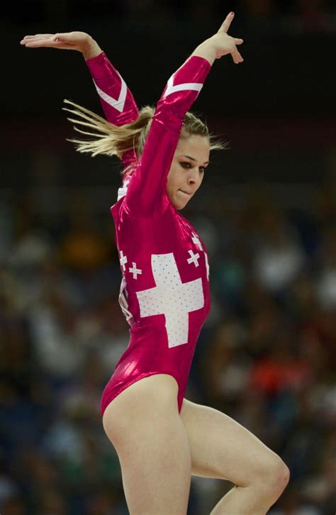 True Blue Leotards — Giulia Steingruber 2012 Olympics Original Gymnastics Girls Gymnastics