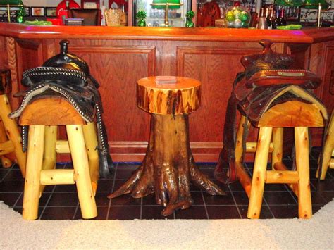 Three Authentic Western Horse Saddle Bar Stools In 2020