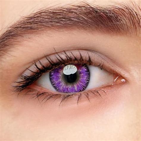 Mystery Purple Prescription Yearly Colored Contacts Lensweets