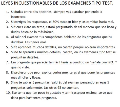 Síntesis De 32 Artículos Como Preparar Un Examen Tipo Test [actualizado Recientemente] Spain