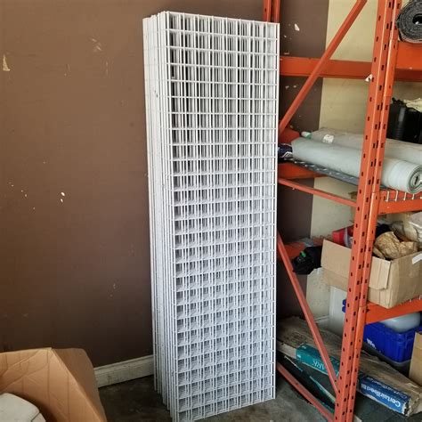 30 Panels Of Grid Wall And Over 350 Grid Wall Hooks And Connectors