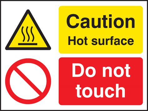 24237a Caution Hot Surface Do Not Touch Self Adhesive