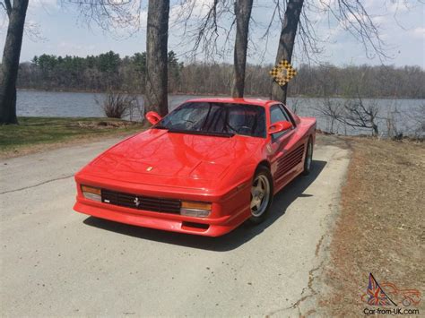 It's based on a 1985 pontiac fiero gt. Ferrari : Testarossa Replica kit makes