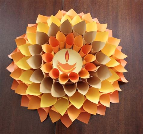 Easter bunny and carrot paper as decoration on table. Try These 20 Unique Diwali Decoration Ideas at Your Home