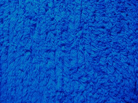 Royal Blue Ribbed Cotton Chenille Fabric 12 X 24 Inches