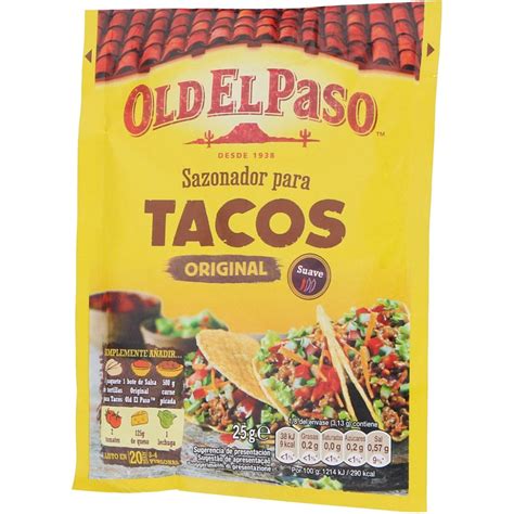 Old El Paso Taco Seasoning Mix 25g Prepared Seasonings Dressings