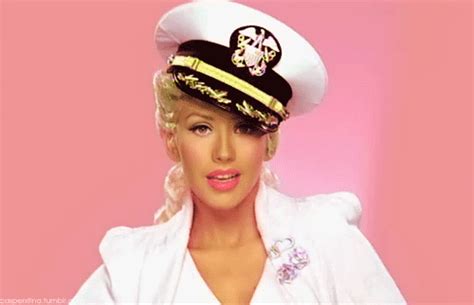 Christina Aguilera American Singer On Music Video Candyman ロマンス