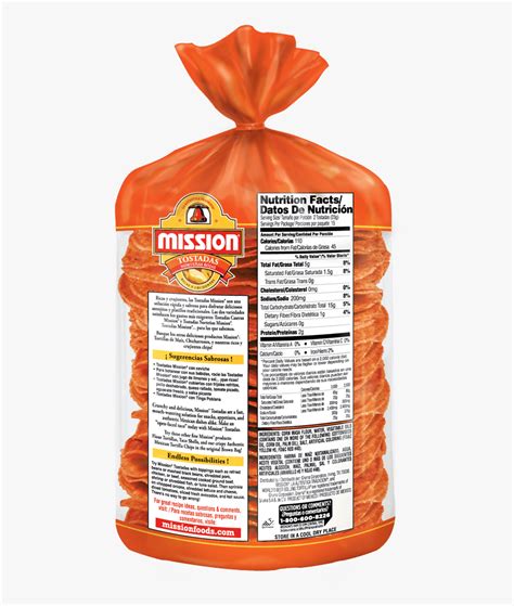 mission corn tortilla chips nutrition information bios pics