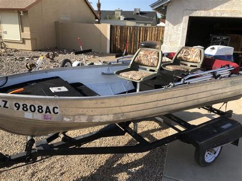 12 Mirrocraft Aluminum Fishing Boat For Sale In Peoria Az Offerup