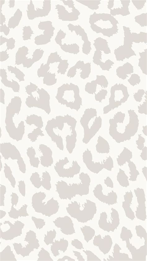 An Animal Print Pattern In Grey And White