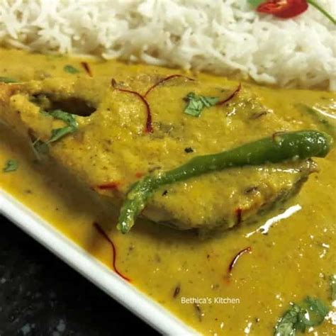 How To Make Zafrani Ilish Hilsa Fish Curry Bengali Style Recipe