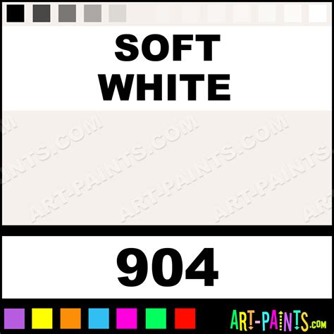 Soft White Decorative Acrylic Paints 904 Soft White Paint Soft