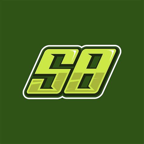 Premium Vector Racing Number 58 Logo Design Vector