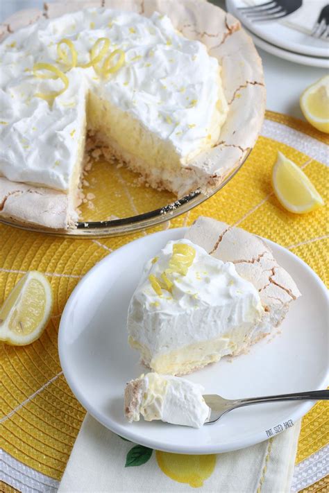 Upside Down Lemon Cream Meringue Pie Pint Sized Baker