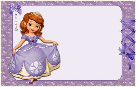 Learn how to use disney's sofia the first font and template to make your party invitations,. Awesome sofia the First Invitations Template in 2020 ...