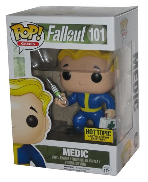 Funko Pop Games Fallout Vault Boy Medic 101 Hot Topic Mystery