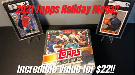2021 Topps Holiday Mega Box Two Short Prints And Rookie Relic Youtube