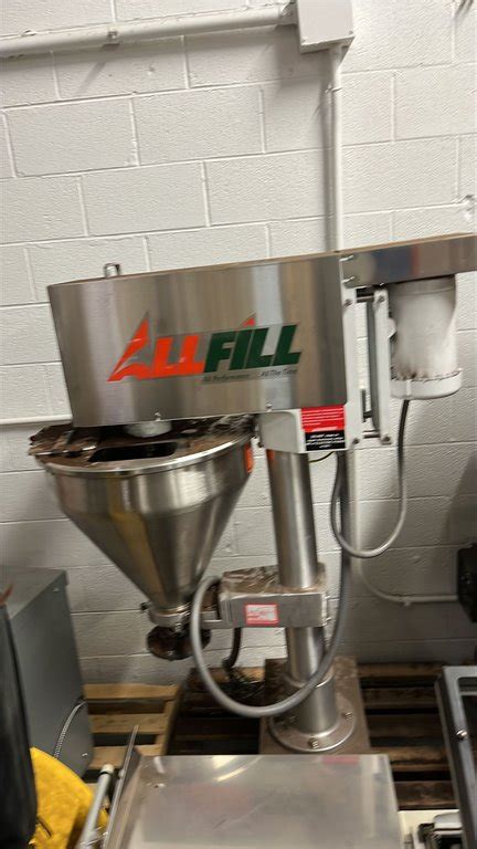 Used All Fill Model B Semi Automatic Auger Filler