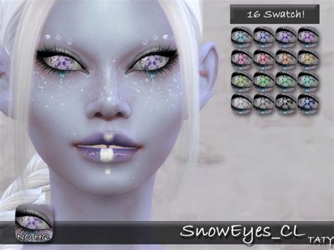 Snow Eyes Cl By Tatygagg At Tsr Sims 4 Updates