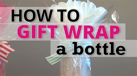 How To T Wrap A Bottle Youtube