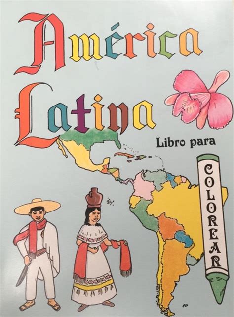 America Latina Libro Para Colorear