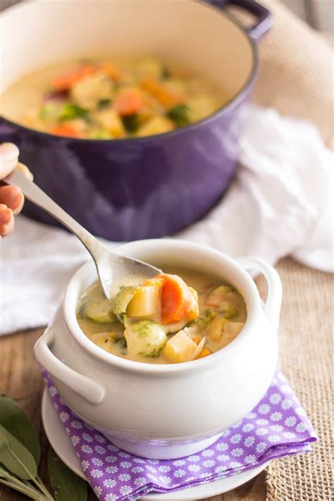 Vegan Creamy Vegetable Soup Recipe Creamy Vegetable Soups Soup