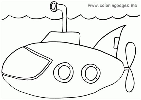 Yellow submarine drawing and coloring pages! Yellow Submarine Coloring Page - Coloring Home
