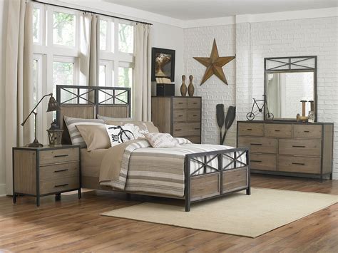 Looking for the best metal bed frames that you can buy? Bailey Metal/Wood Panel Bedroom Set, Y2159-58H-58F-58R ...