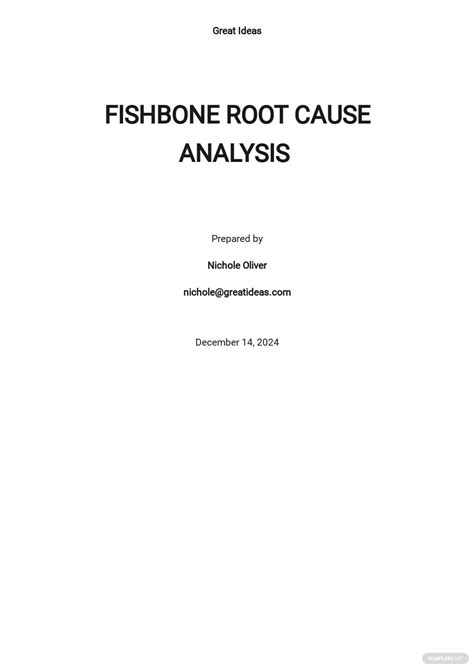 Whys Root Cause Analysis Template Google Docs Word Template Net