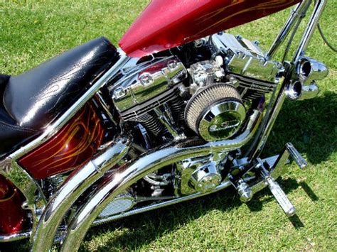 Custom Harley Chopper Rat Rods Sands Show Bike Chrome Arlen Ness