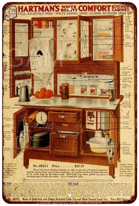 Maybe you would like to learn more about one of these? Hartman Furniture Hoosier Cabinet Vintage Look ...