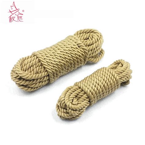 New Soft Faux Jute Cotton Shibari Bondage Rope Fetish 5m 10m Sex Slave