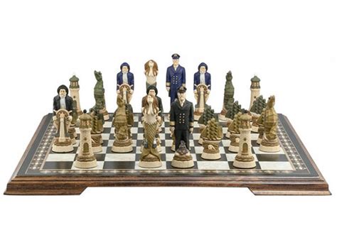 Nautical Chess Pieces Studio Anne Carlton Games