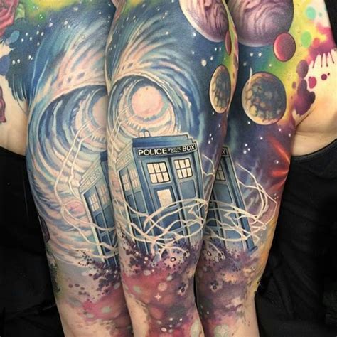 Traveling Through Time And Space With Doctor Who Tattoos