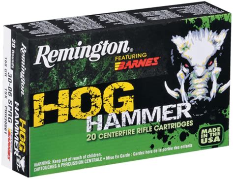 Remington Hog Hammer 30 Remington Ar 125 Grain Barnes Tsx Impact Guns