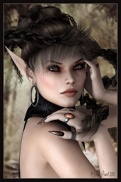 Dark Elf Dark Elf Cg Artist Fantasy