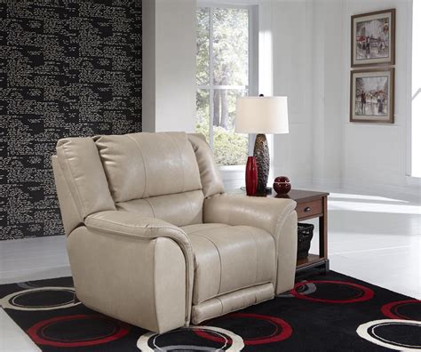 Carmine Power Recliner In Beige Catnapper Furniture Home Gallery