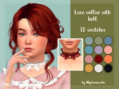 Lace Collar With Bell The Sims 4 Catalog