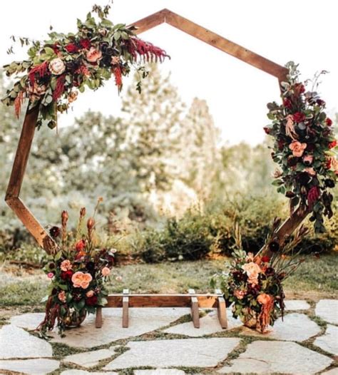The Famed Hexagon Arch That My Beautiful Bride Vanessakatherine7 ‘s