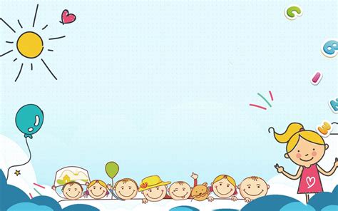 Free Download 3 Cute Childrens Cartoon Ppt Backgrounds Childrens Theme