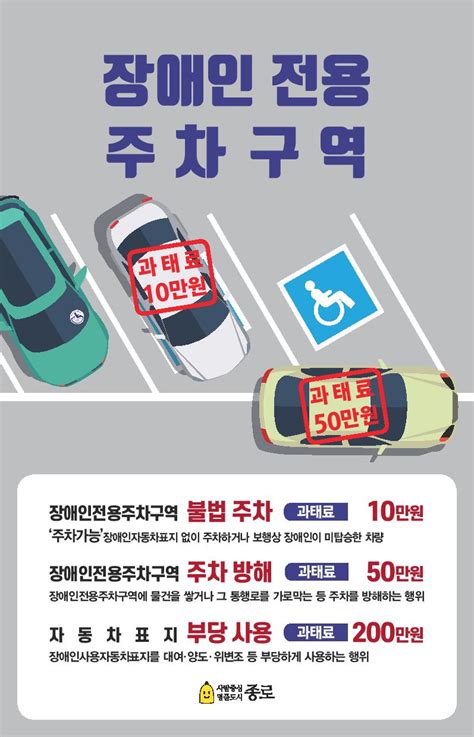 Find this pin and more on 낱장&접지 by soyeong jeon. 서울Pn 종로구, 장애인 주차구역 안내 리플릿 제작