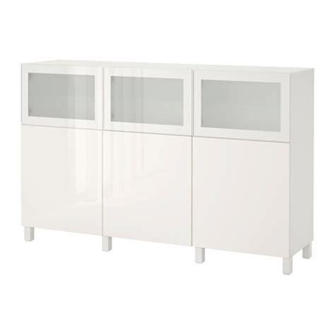 Ikea til lørdag for å handle bursdagspresang til sander, og da har jeg trones som nattbord med oppbevaring. BESTÅ Oppbevaring med dører - hvit Selsviken, Glassvik ...