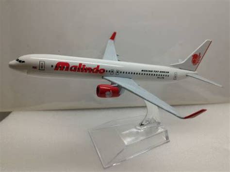 Replika Kapal Terbang Di Sik Kedah Malindo Air Diecast Miniatur Pesawat
