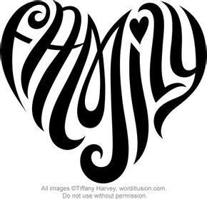 Want to learn more about family tattoos? "Family" Heart Design | Picture tattoos, Tattoos, Love tattoos